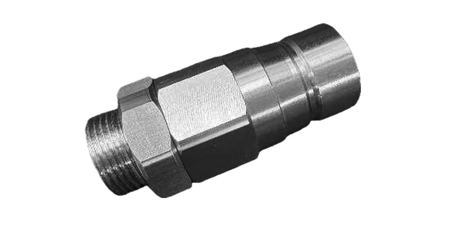 Blind-Insert Aluminium Straight-Through Connector — Server Cabinet Cold Plate