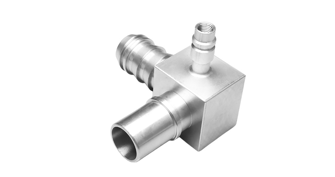 Stainless Steel T-Junction Quick Connector — 20mm Liquid Cooling