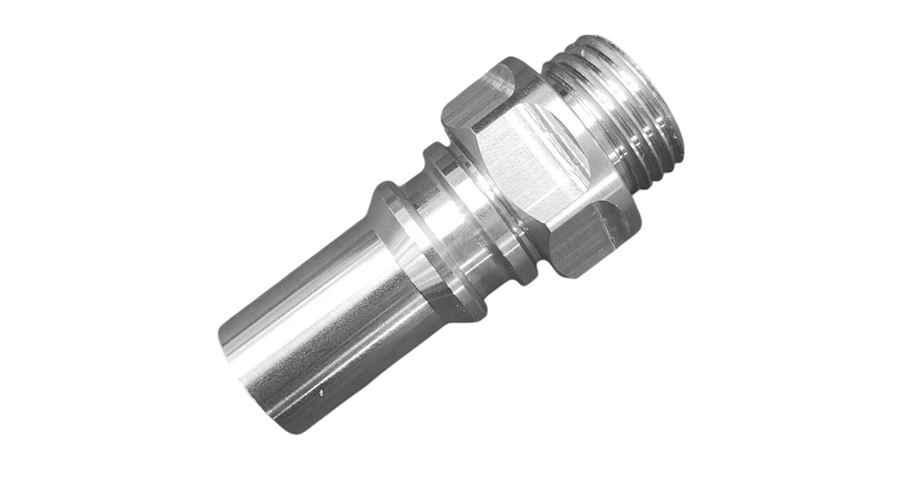 UQD Ball-Sleeve Aluminium Quick Connector — High-Pressure AI Server Cooling