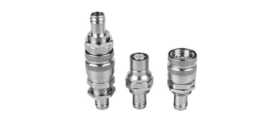 6mm Ball-Sleeve Stainless Steel Quick Connector — Server Cold-Plate Cooling