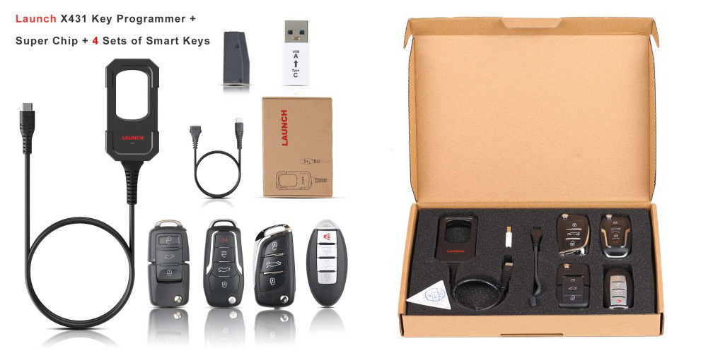 LAUNCH X431 Key Programmer with Super Chip & Remote Maker