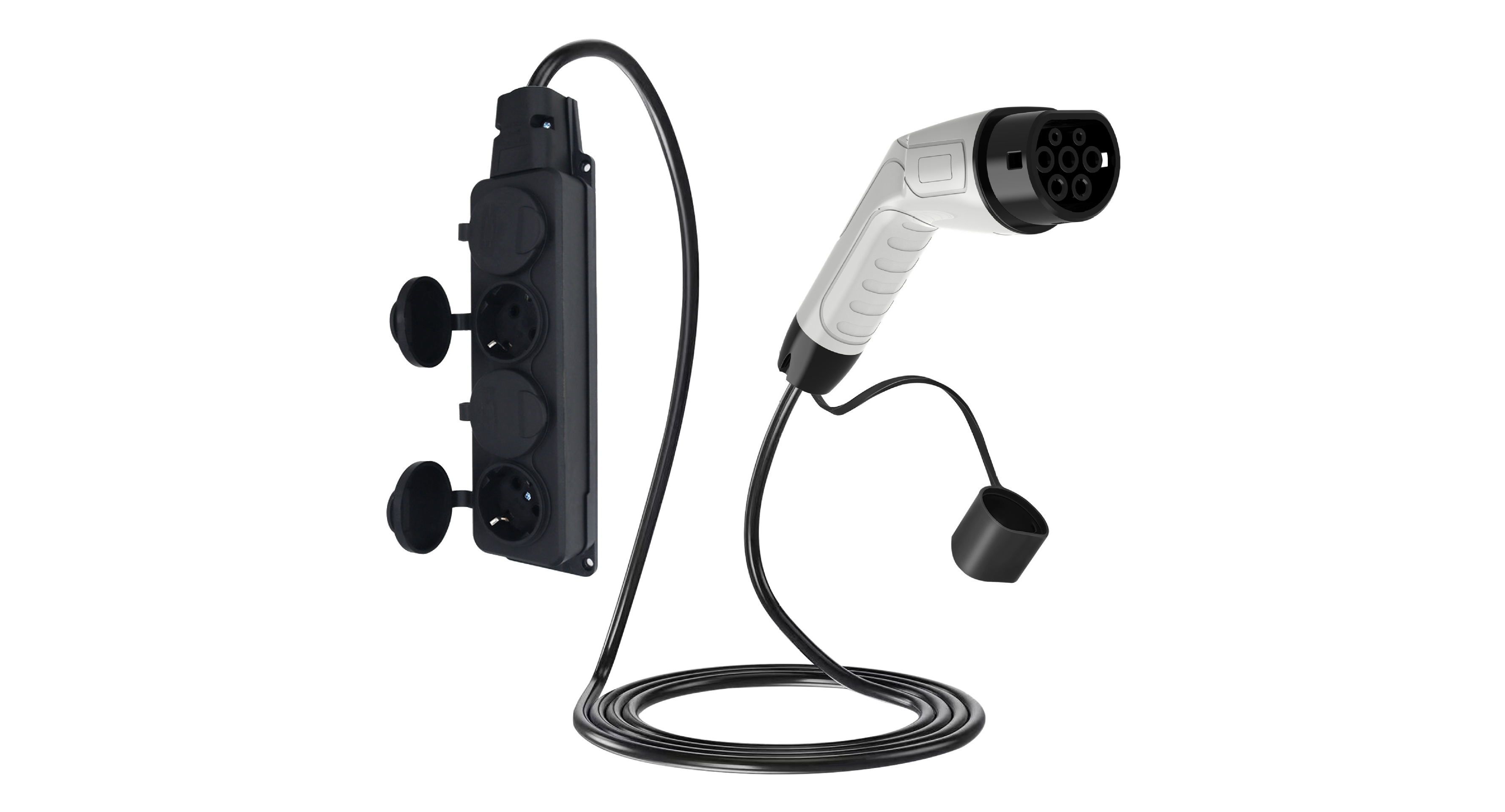 EV V2L Discharge Adapter with EU Power Strip (5m)