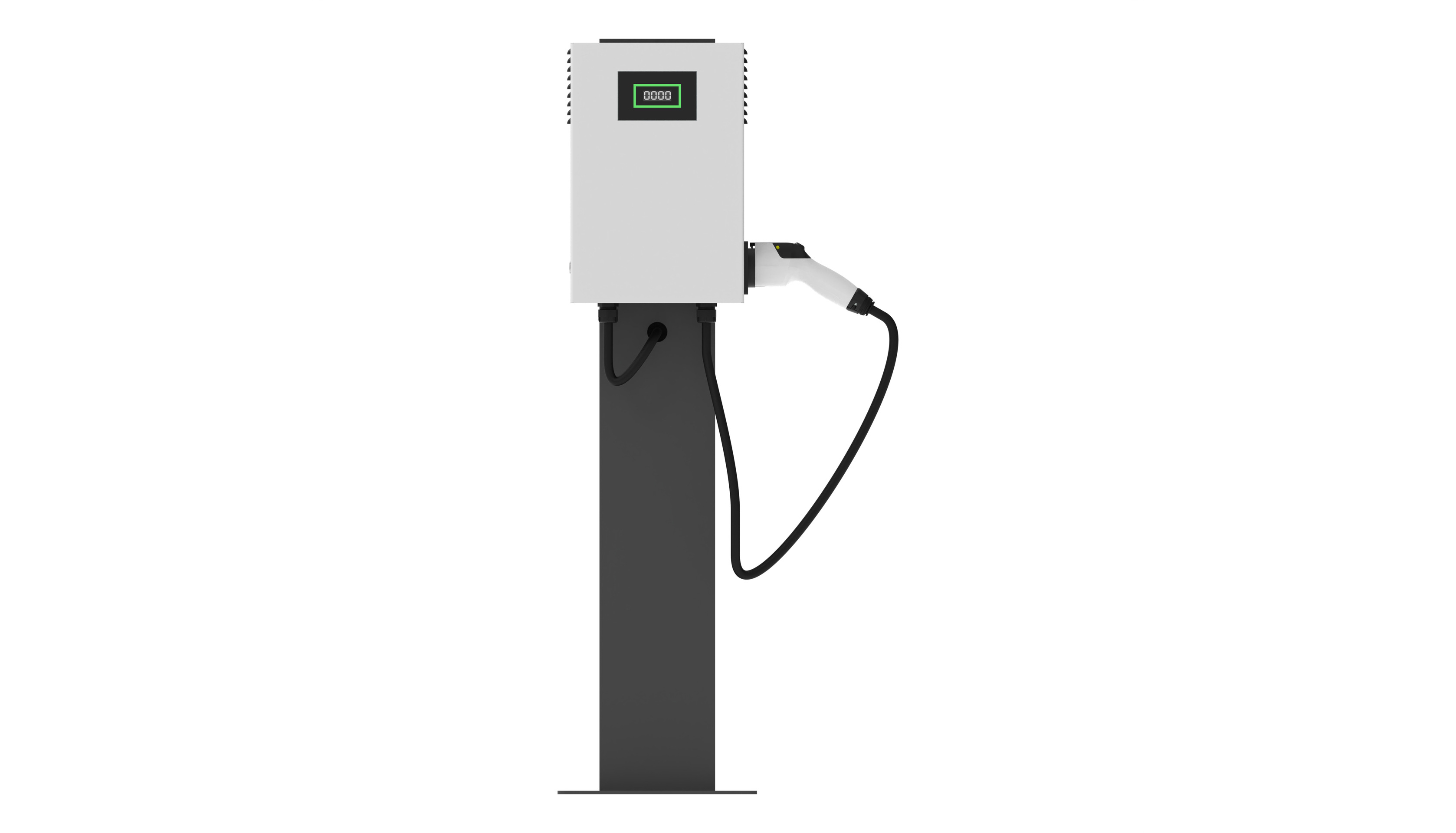 7kW DC GB/T Pillar Charger — LED Display, IP54, UKCA/FCC (5m)