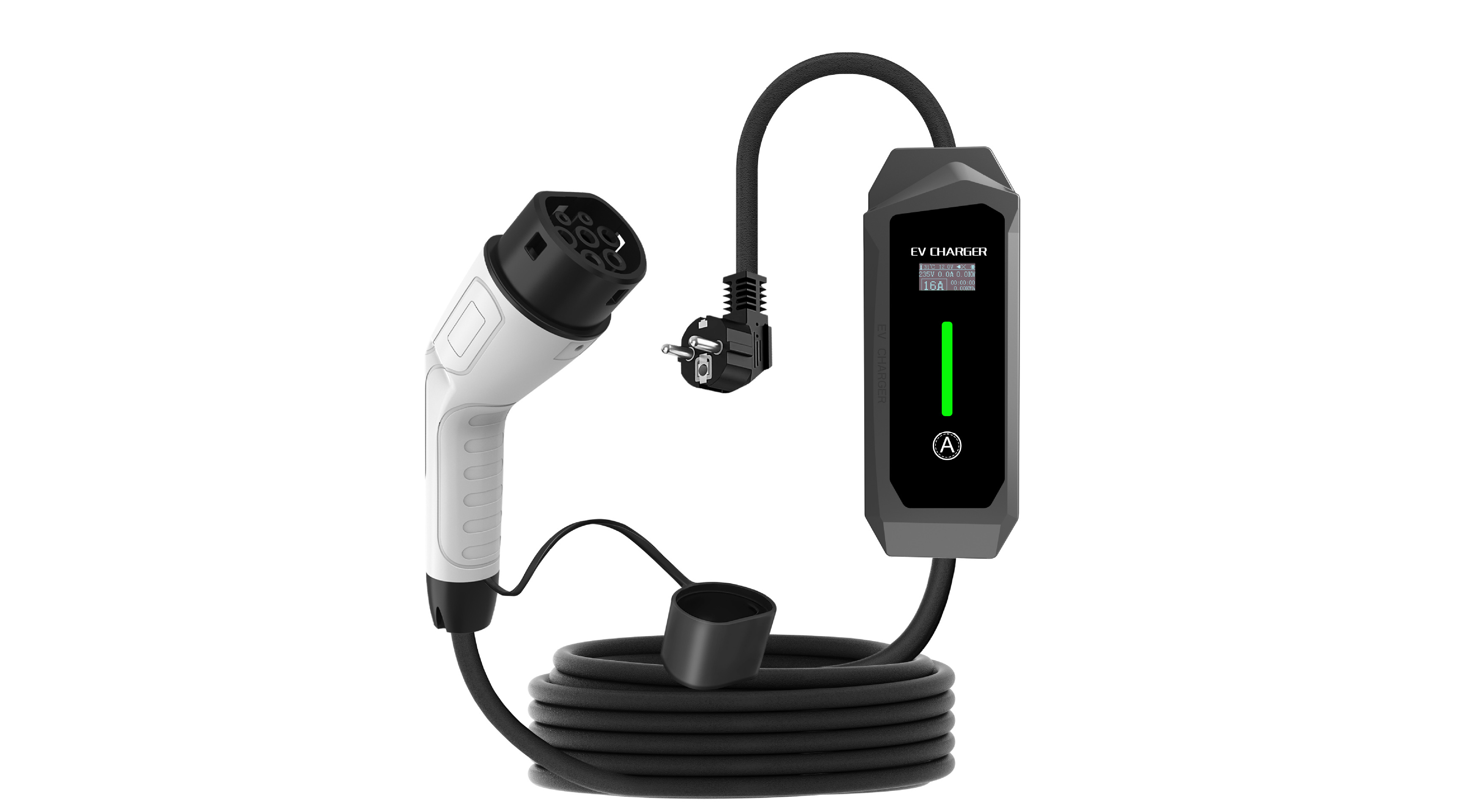 Portable EV Charger 7kW — Type 2 to AU / UK Plug (5m)