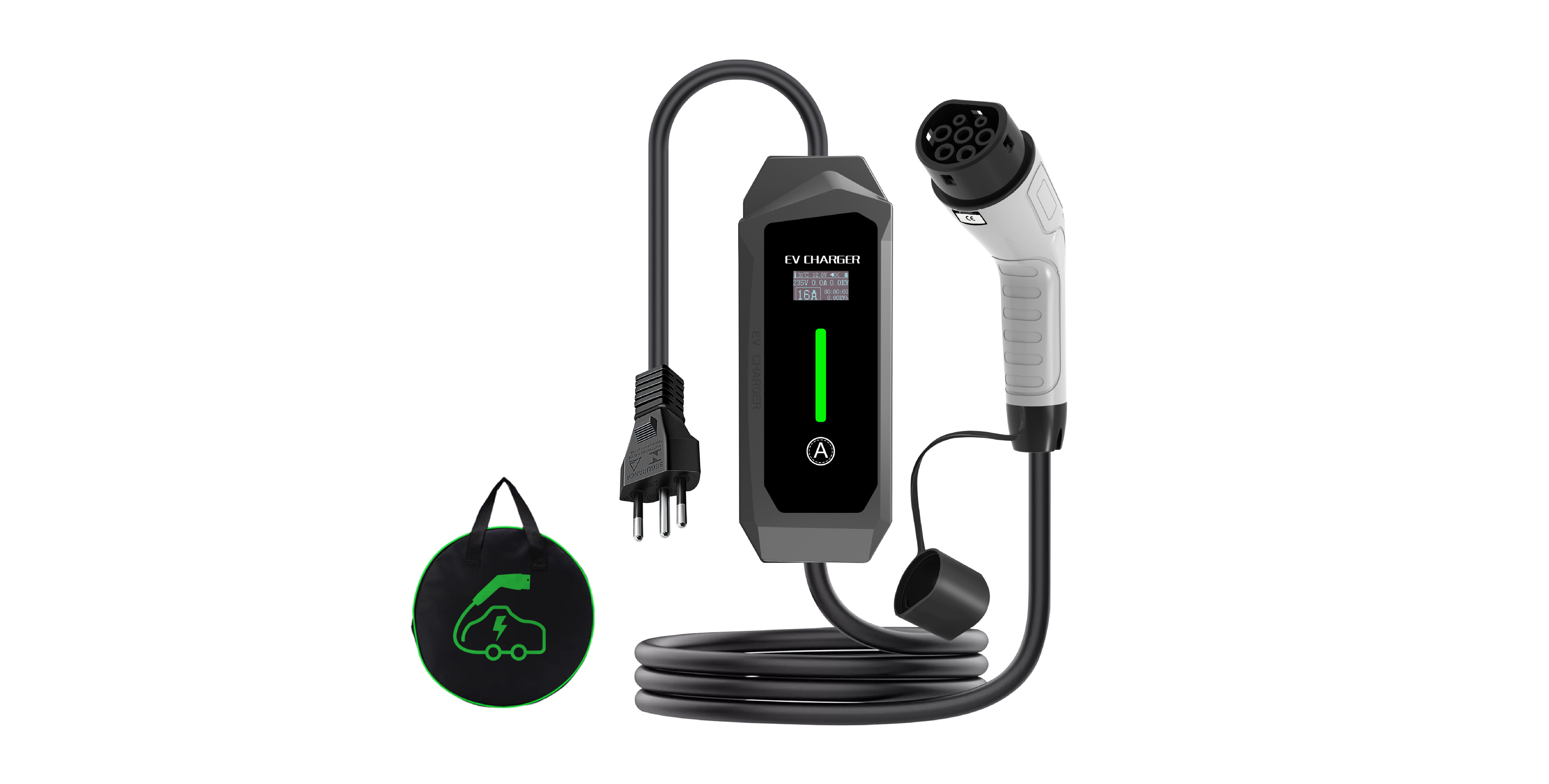 EV Charger Type 2 — Brazil Plug 16A/3.5kW (5m)