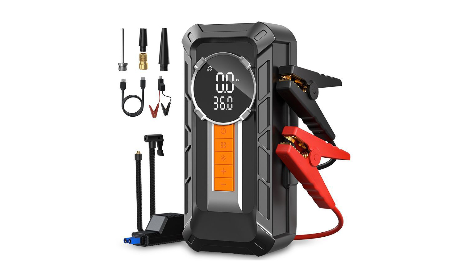 Emergency Jump Starter & Air Pump Combo