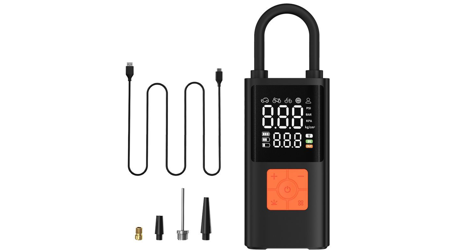 Cordless Smart Tire Inflator with Power Bank (ATJ-0022)