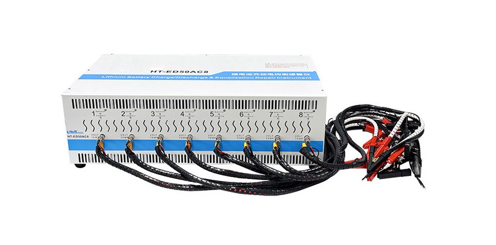 Heltec 8-Channel Li-Ion Balancer & Capacity Tester — Charge/Discharge